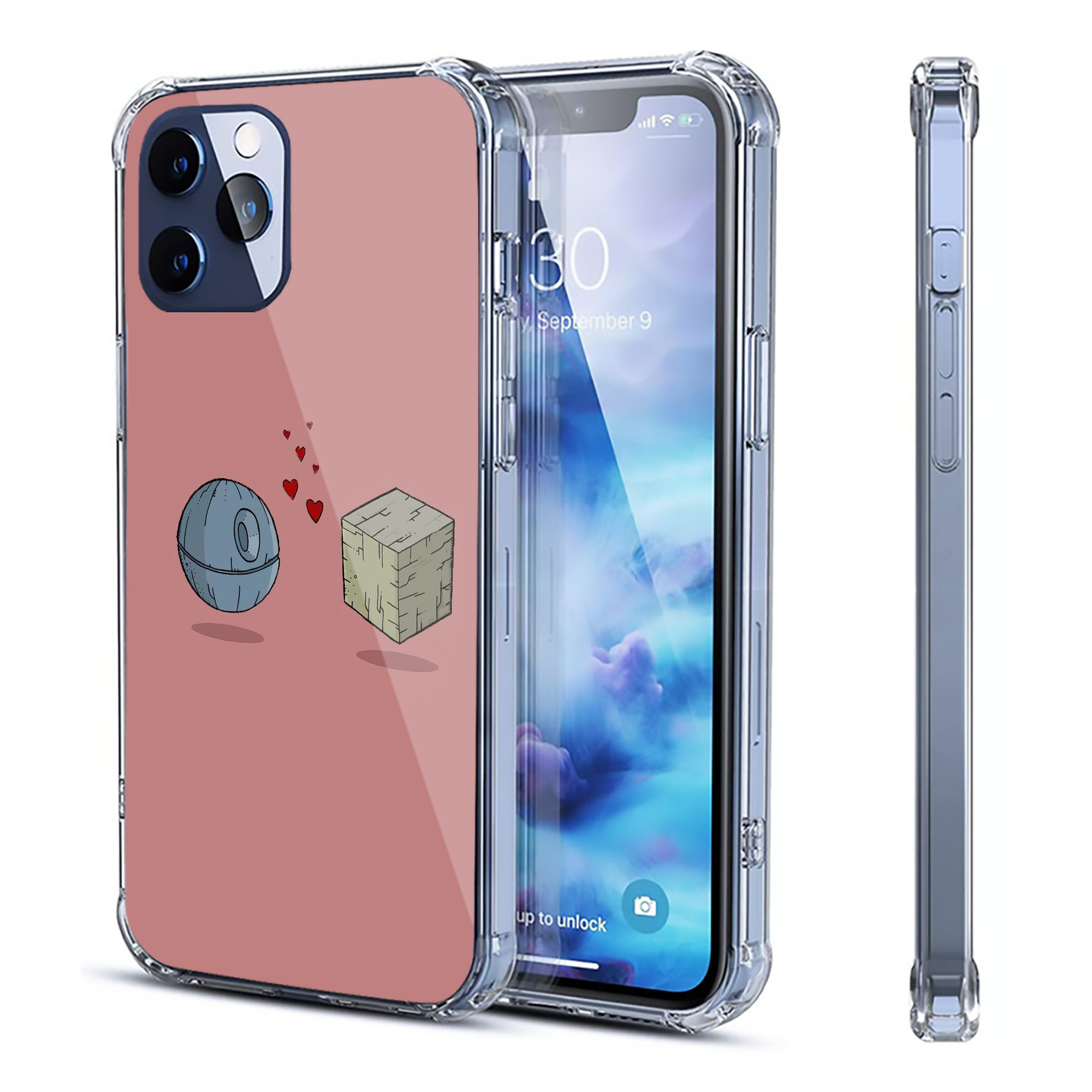 （画像用） スター・ウォーズ Star Wars 【iPhone 12シリーズ対応】透明スマホケース（クリアソフトケース）